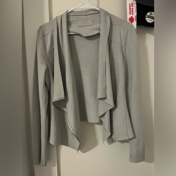 Blank NYC faux suede zip up jacket size small - Picture 1 of 1